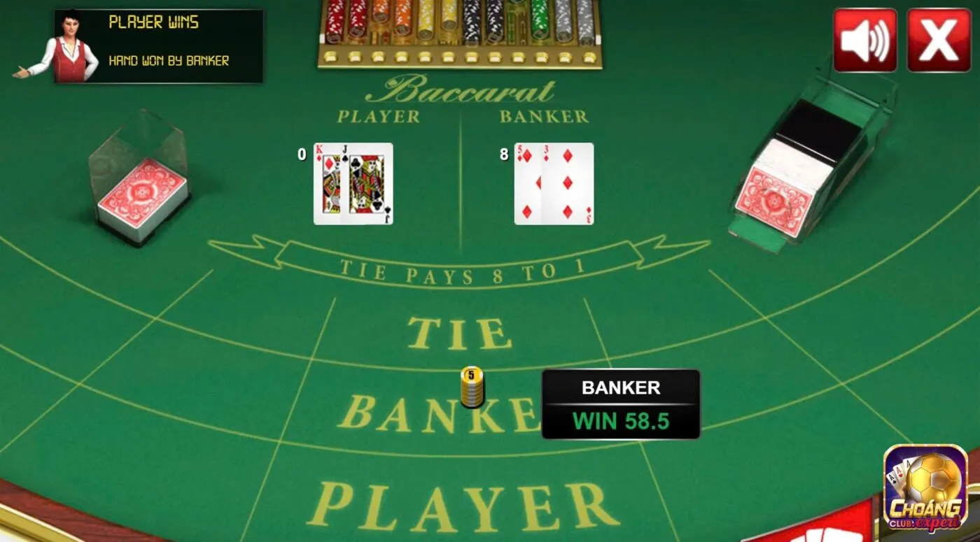 Baccarat là trò chơi phổ biến ở các sòng bạc