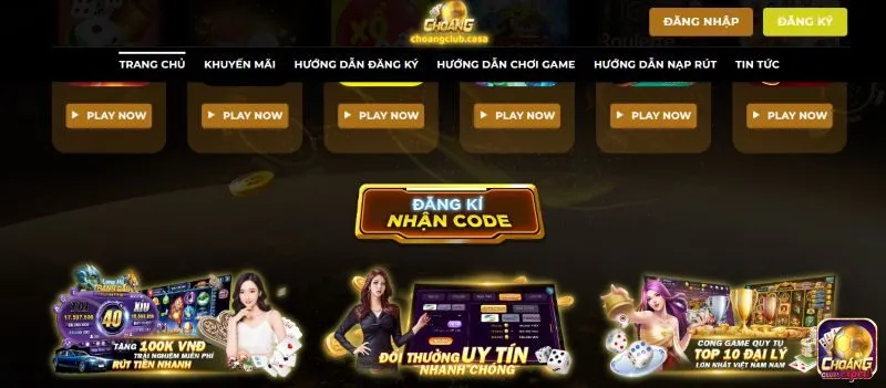 Điều kiện nạp tiền vào tài khoản tại choangclub là gì?