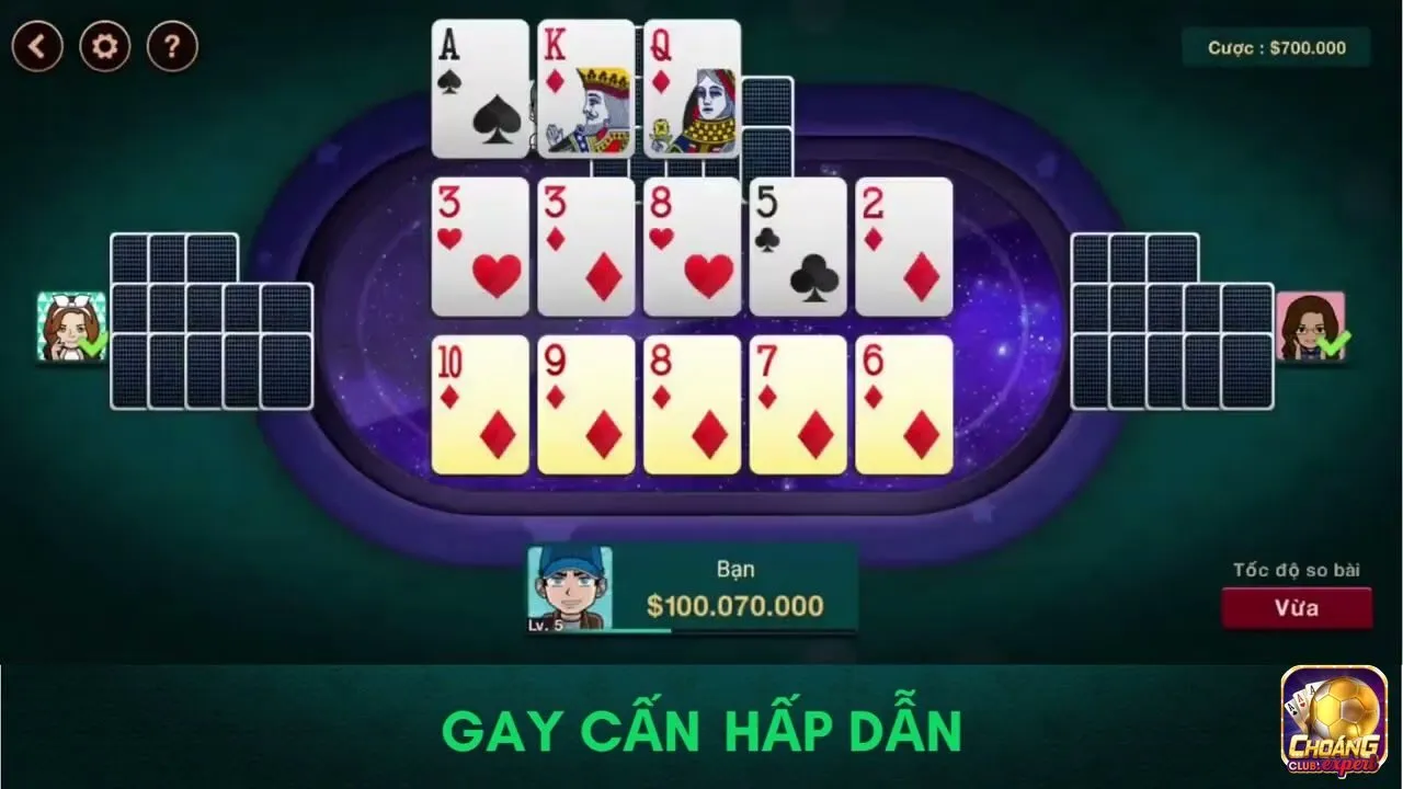 Thứ tự các bộ bài từ mạnh đến yếu trong Mậu Binh