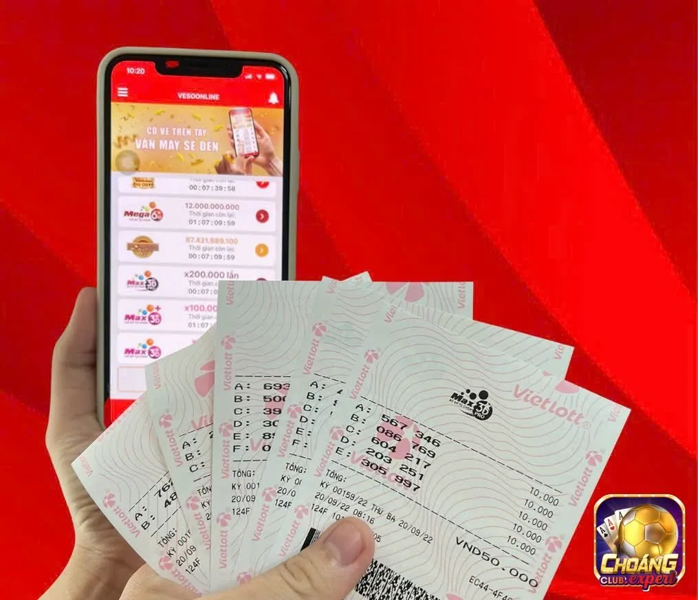 Các loại hình xổ số Vietlott